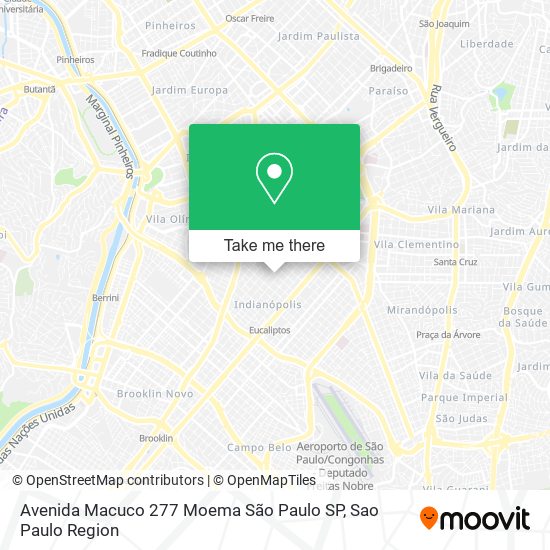 Avenida Macuco  277   Moema   São Paulo   SP map