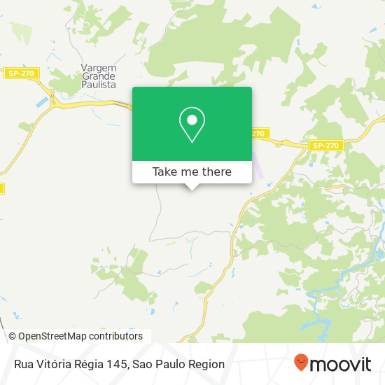 Mapa Rua Vitória Régia 145