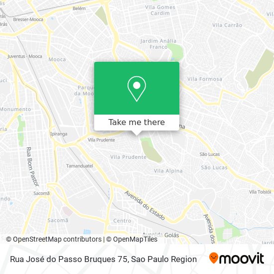 Rua José do Passo Bruques 75 map
