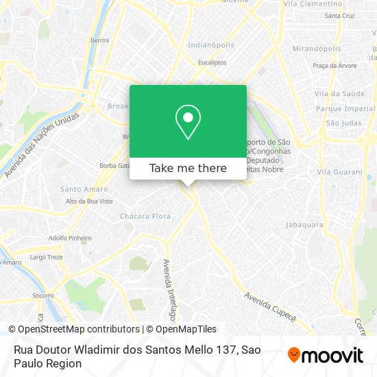 Rua Doutor Wladimir dos Santos Mello 137 map