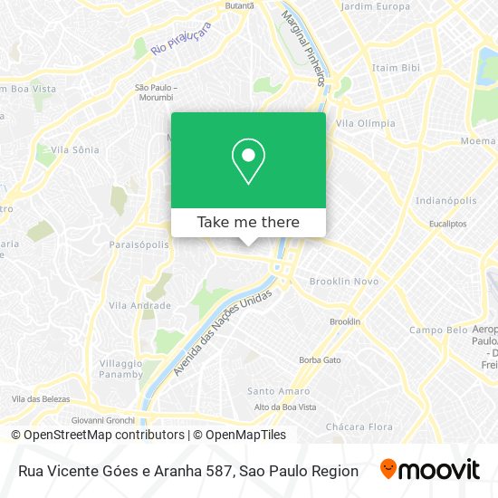 Rua Vicente Góes e Aranha 587 map