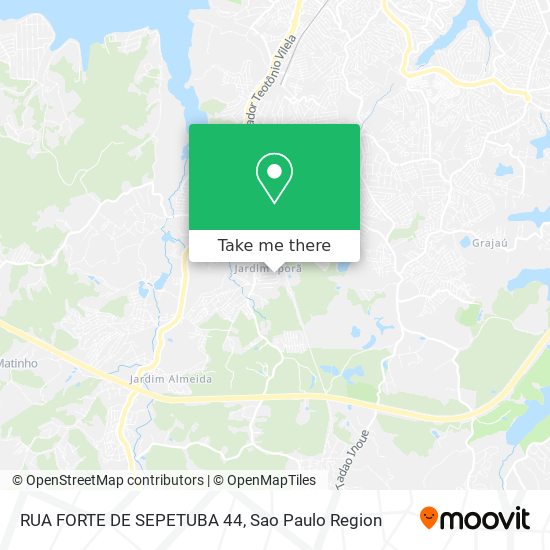 Mapa RUA FORTE DE SEPETUBA 44