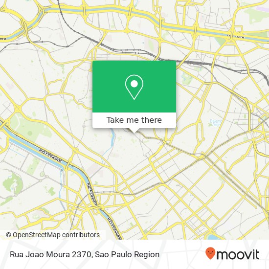Rua Joao Moura 2370 map