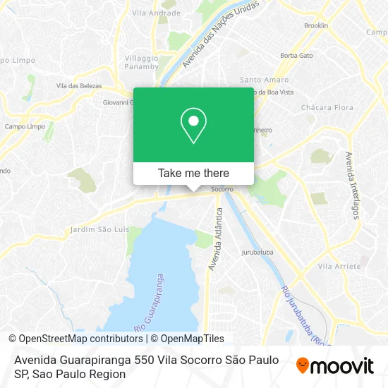 Avenida Guarapiranga  550   Vila Socorro   São Paulo   SP map