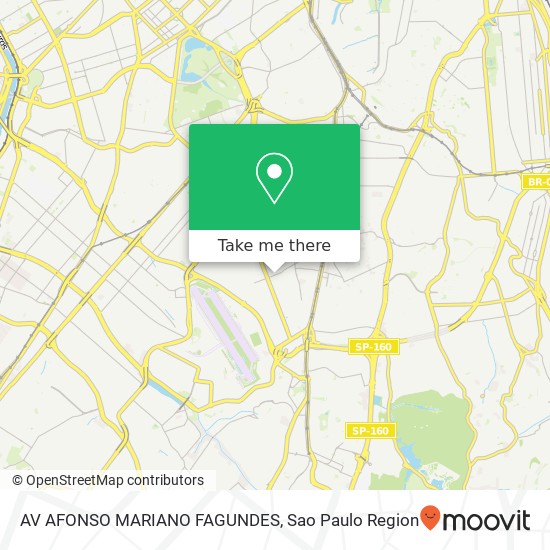 AV AFONSO MARIANO FAGUNDES map