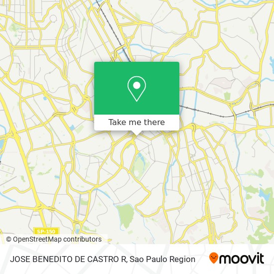 JOSE BENEDITO DE CASTRO  R map