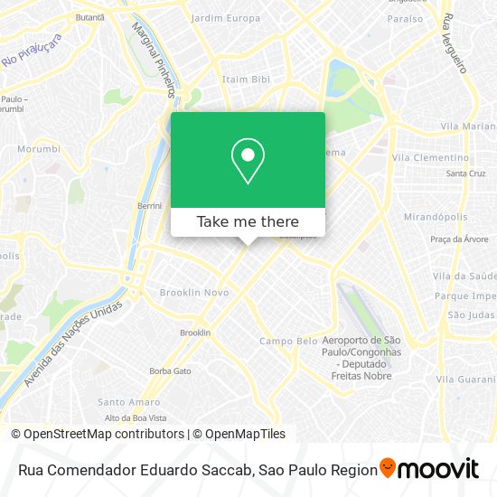 Mapa Rua Comendador Eduardo Saccab