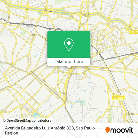 Avenida Brigadeiro Luis Antônio 323 map