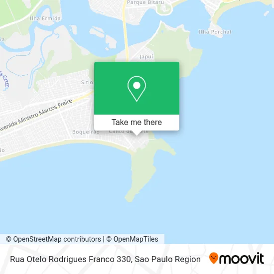 Rua Otelo Rodrigues Franco 330 map