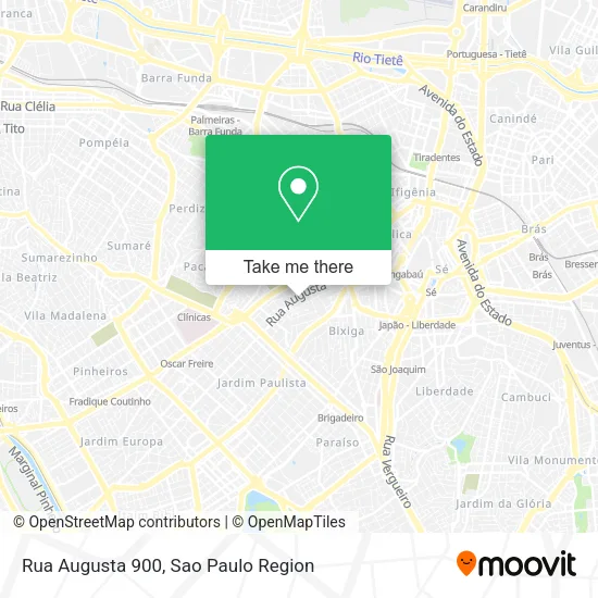 Rua Augusta 900 map