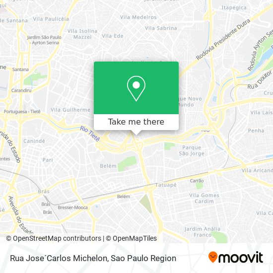 Mapa Rua Jose´Carlos Michelon