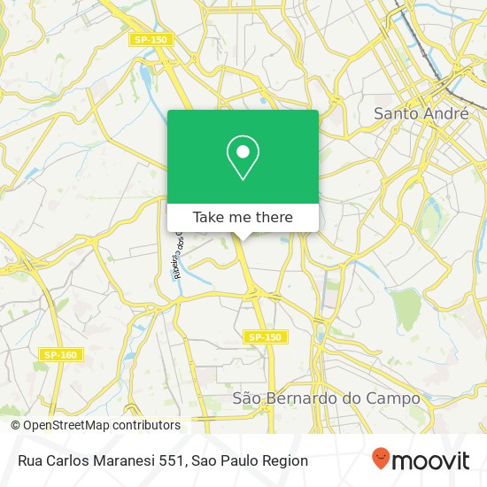 Rua Carlos Maranesi 551 map