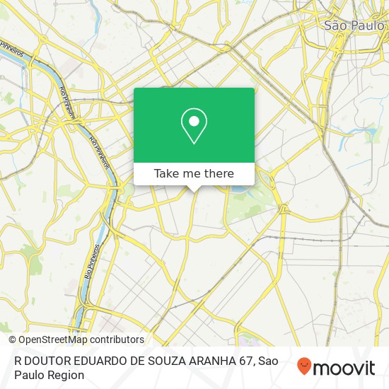 Mapa R DOUTOR EDUARDO DE SOUZA ARANHA 67