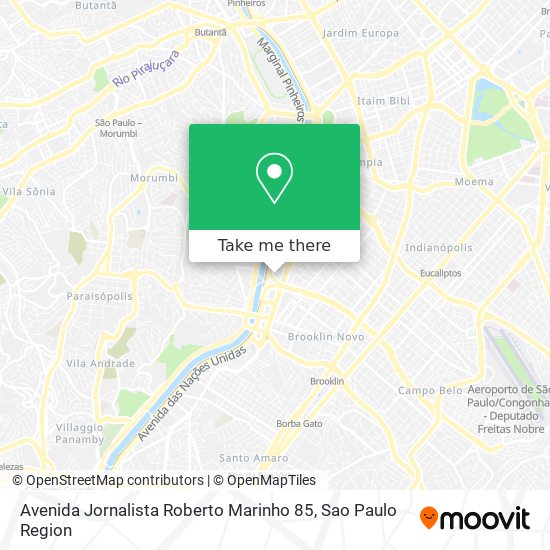 Avenida Jornalista Roberto Marinho 85 map