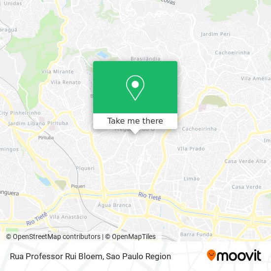 Rua Professor Rui Bloem map