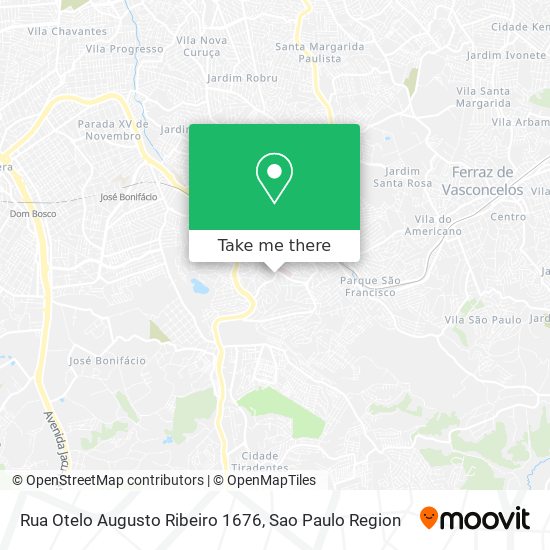 Rua Otelo Augusto Ribeiro 1676 map