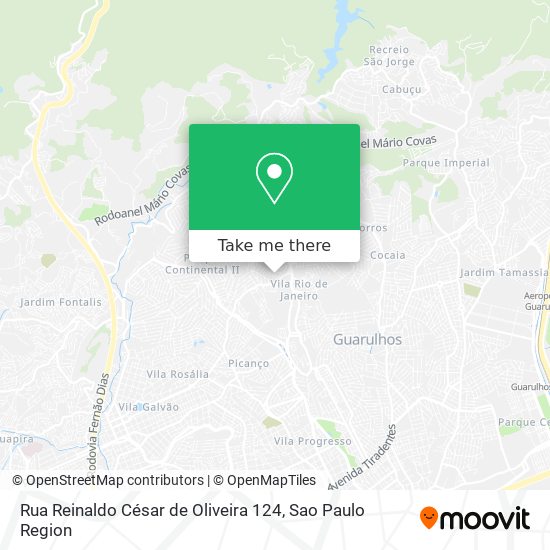 Rua Reinaldo César de Oliveira 124 map