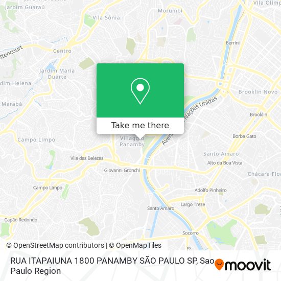 RUA ITAPAIUNA  1800 PANAMBY  SÃO PAULO SP map