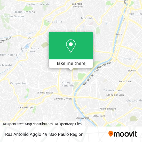 Mapa Rua Antonio Aggio  49