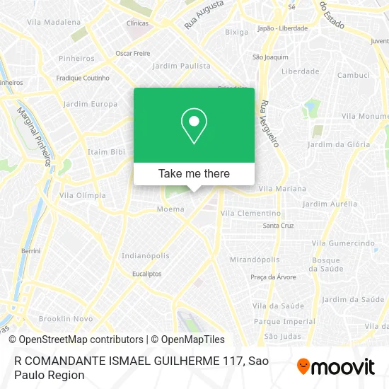 R COMANDANTE ISMAEL GUILHERME 117 map