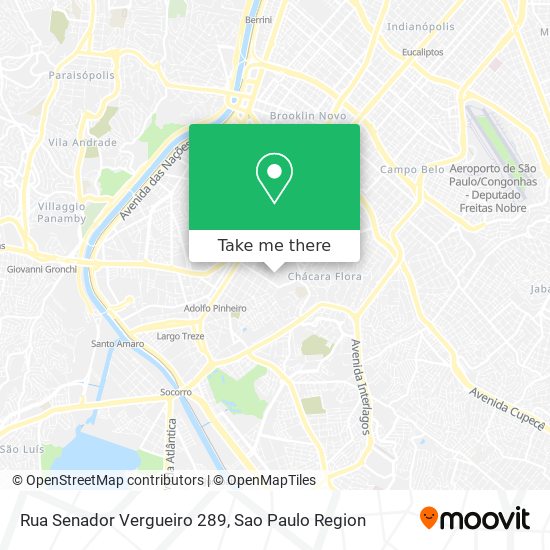 Rua Senador Vergueiro 289 map
