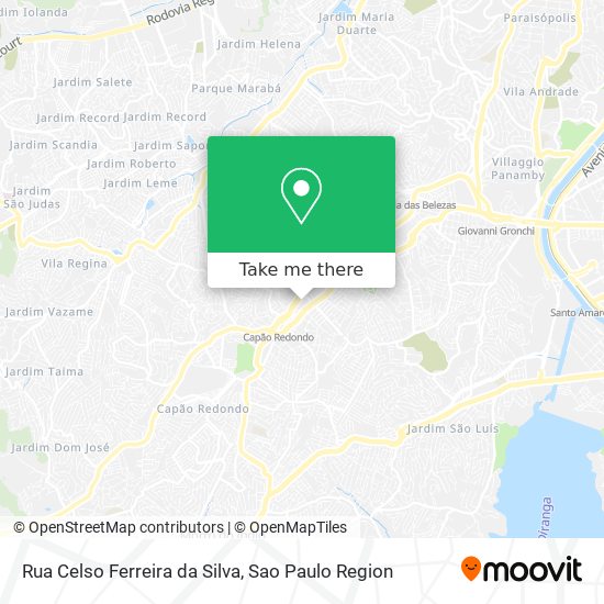 Mapa Rua Celso Ferreira da Silva