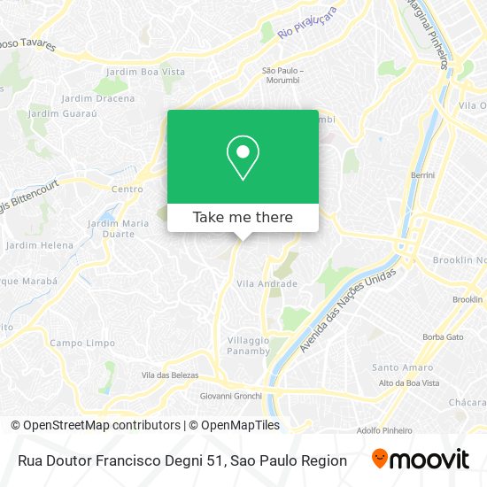 Rua Doutor Francisco Degni 51 map