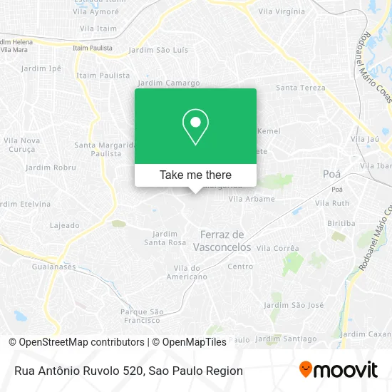 Rua Antônio Ruvolo 520 map