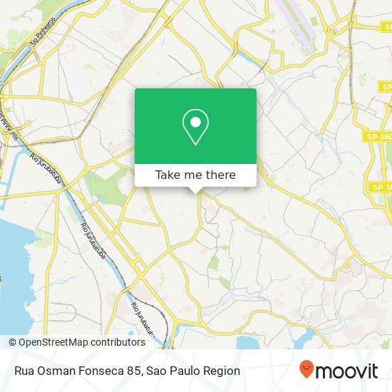 Mapa Rua Osman Fonseca 85