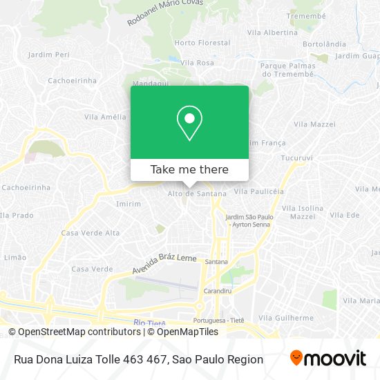 Rua Dona Luiza Tolle 463 467 map