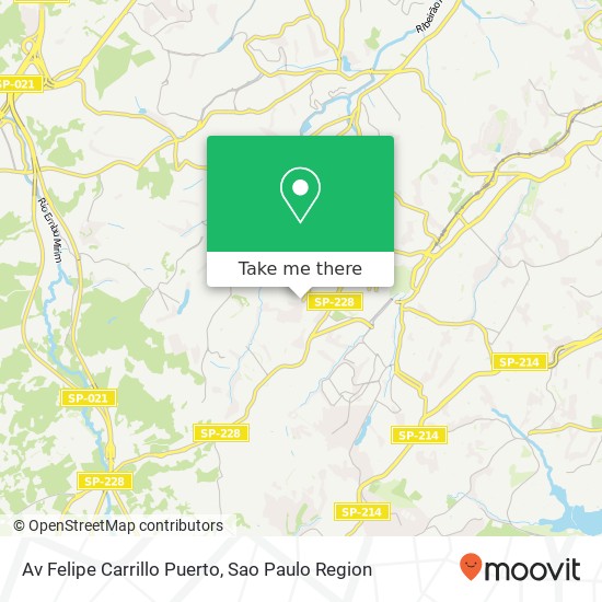 Av  Felipe Carrillo Puerto map