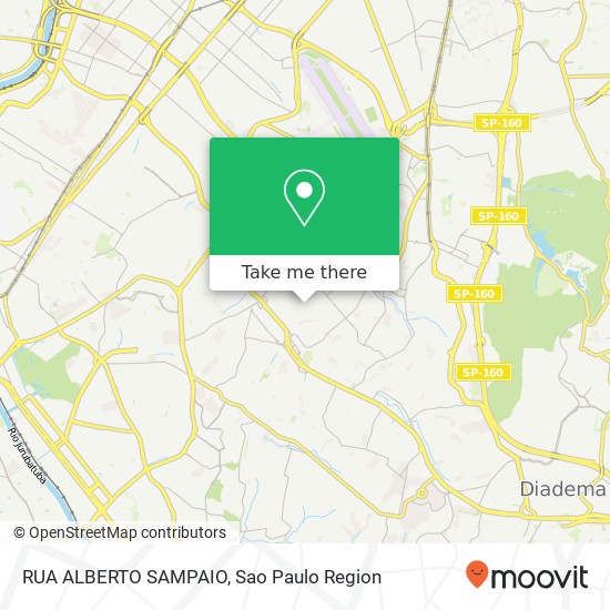 RUA ALBERTO SAMPAIO map