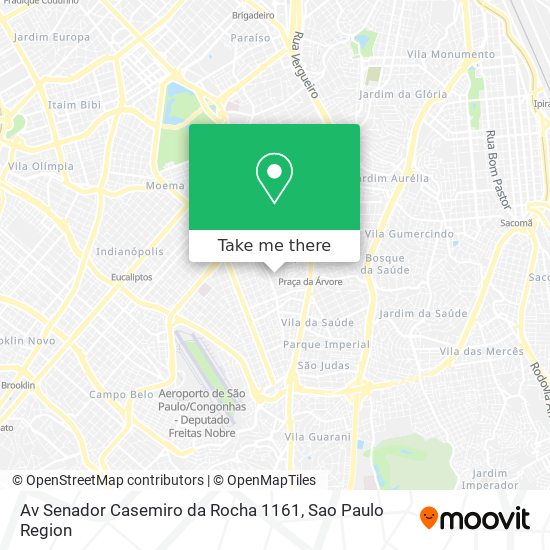 Av  Senador Casemiro da Rocha  1161 map