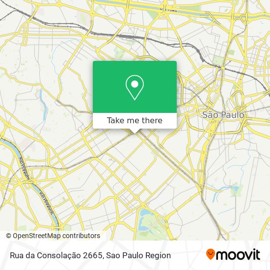 Rua da Consolação  2665 map