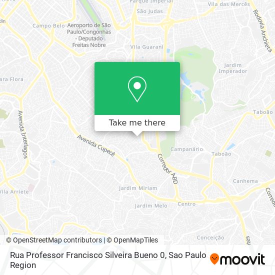Rua Professor Francisco Silveira Bueno 0 map