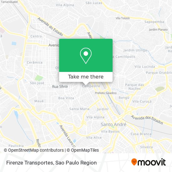 Mapa Firenze Transportes