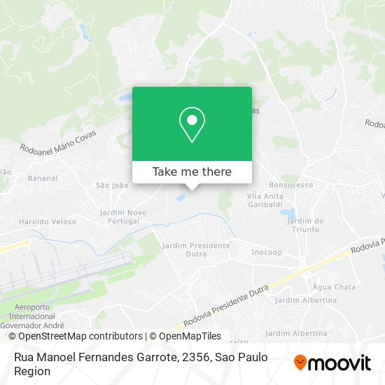Rua Manoel Fernandes Garrote, 2356 map
