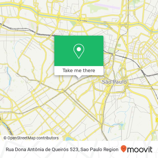 Rua Dona Antônia de Queirós 523 map