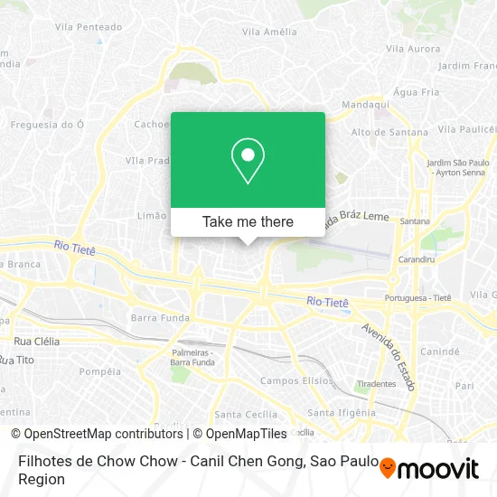 Filhotes de Chow Chow - Canil Chen Gong map