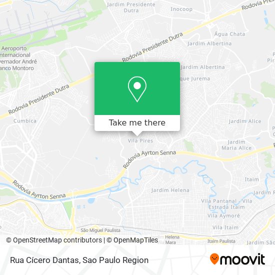 Rua Cícero Dantas map