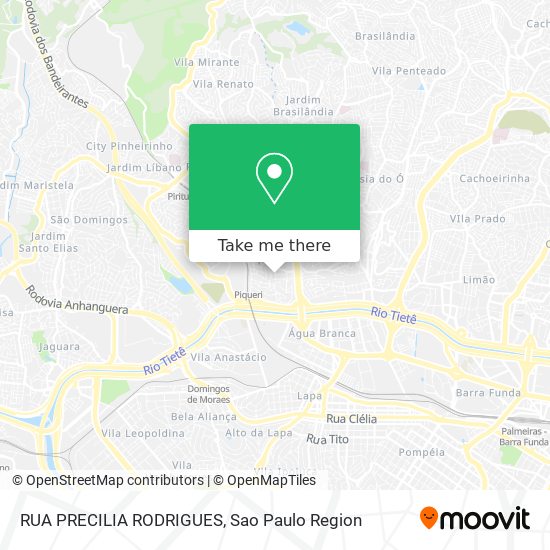 RUA PRECILIA RODRIGUES map