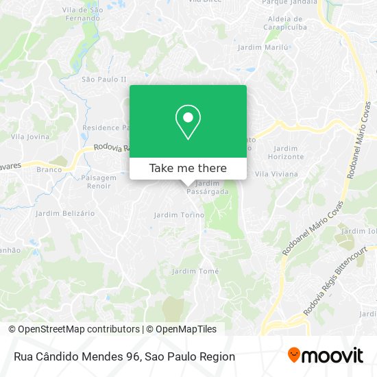 Rua Cândido Mendes 96 map