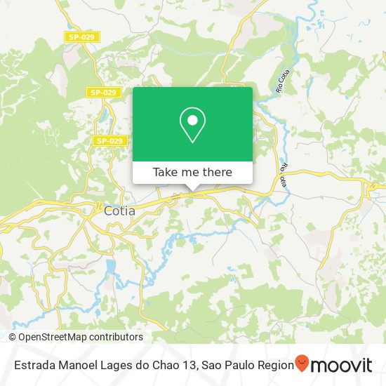Estrada Manoel Lages do Chao 13 map