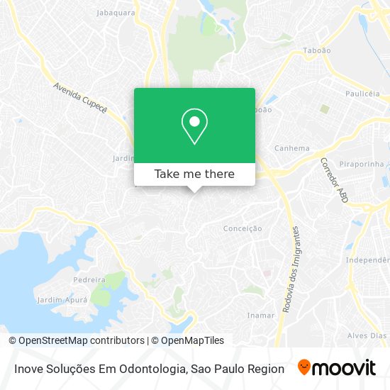 Inove Soluções Em Odontologia map