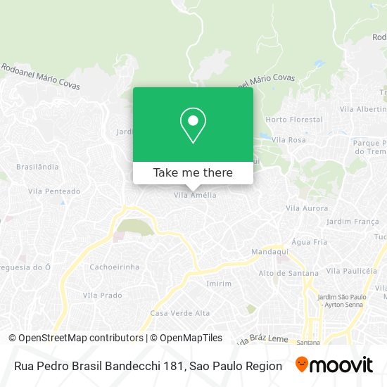 Rua Pedro Brasil Bandecchi 181 map