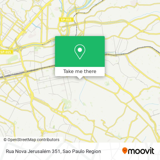 Rua Nova Jerusalém 351 map