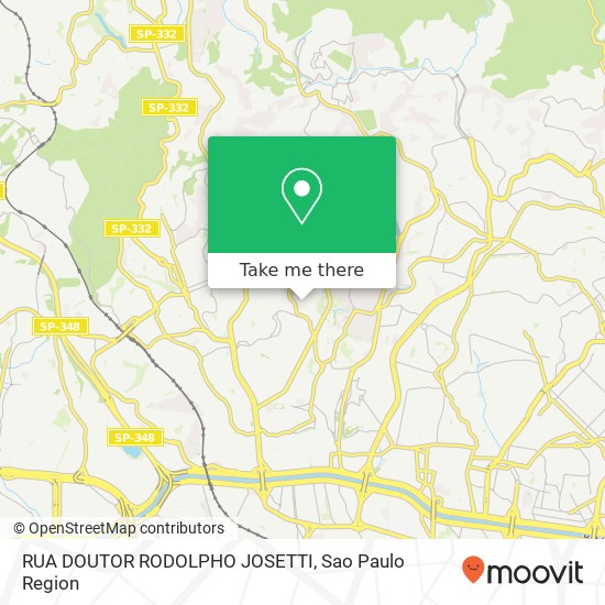 RUA DOUTOR RODOLPHO JOSETTI map