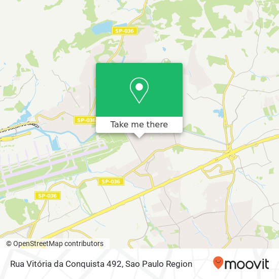 Rua Vitória da Conquista 492 map