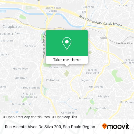 Rua Vicente Alves Da Silva  700 map