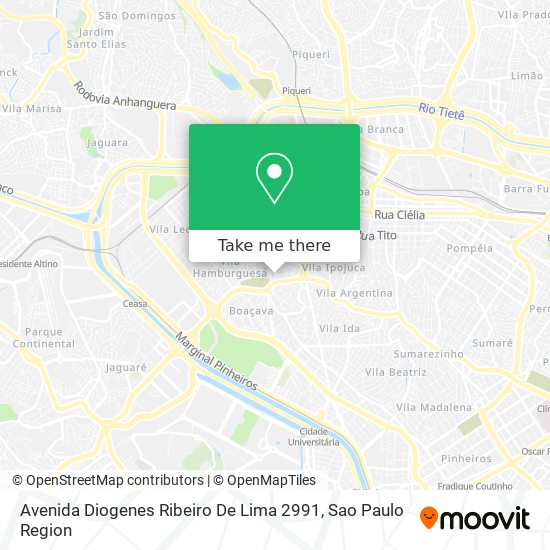 Avenida Diogenes Ribeiro De Lima 2991 map